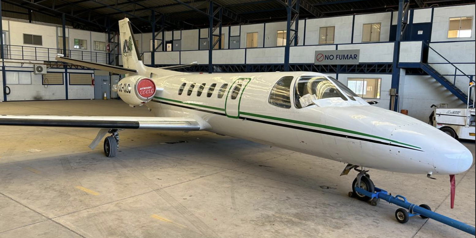 1980 CITATION II Serial Number 550-0104 Registration CC-CLC